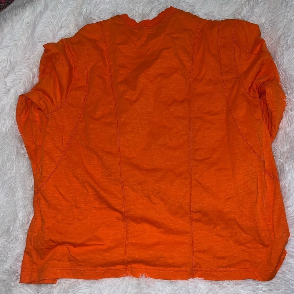 FP Movement by Free People oversized Orange Long Sleeve Tee - Picture 6 of 6